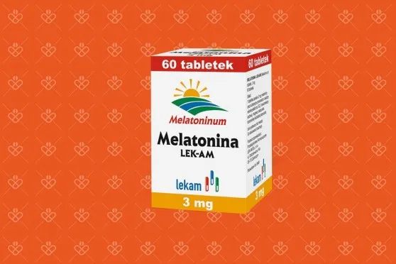 Opakowanie Melatonina LEK-AM 3 mg, 60 tabletek
