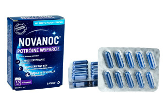 Novanoc, 30 kapsułek, suplement diety na dobry sen