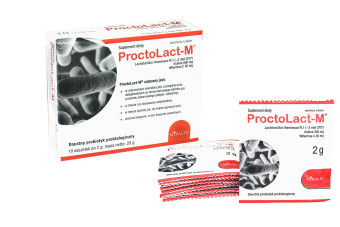 ProctoLact-M, synbiotyk proktologiczny, 10 saszetek