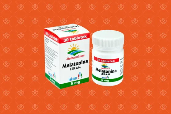 Opakowanie Melatonina LEK-AM 5 mg, 30 tabletek