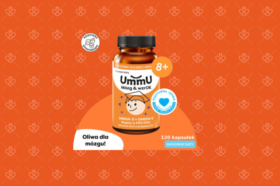 UmmU Mózg i Wzrok 8+, 120 kapsułek