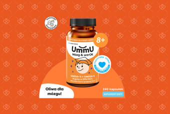 UmmU Mózg i Wzrok 8+, 240 kapsułek