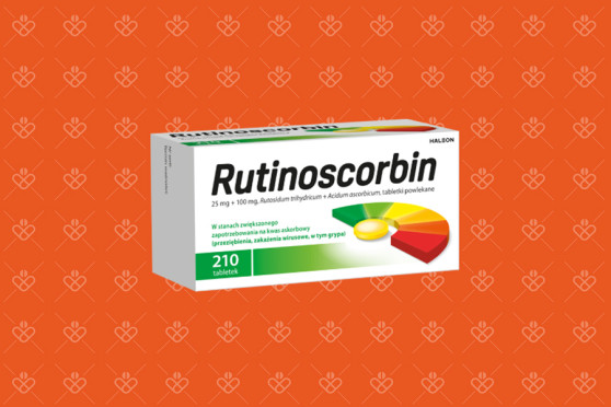 Rutinoscorbin, 25 mg + 100 mg, 210 tabletek