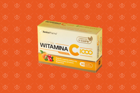XeniVIT bio Witamina C 1000, kapsułki, 30 sztuk