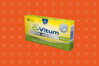 Witamina C o przedłużonym uwalnianiu, 500 mg, c vitum long, witamina C oleofarm, witamina C 500 mg 30 kapsułek