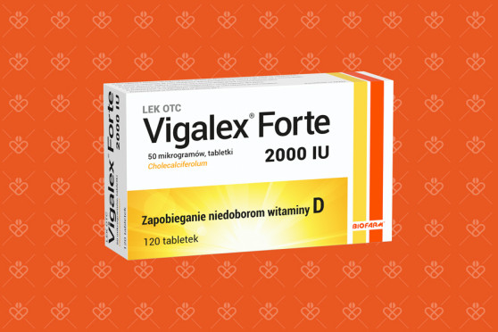 Vigalex Forte 2000 IU, 120 tabletek