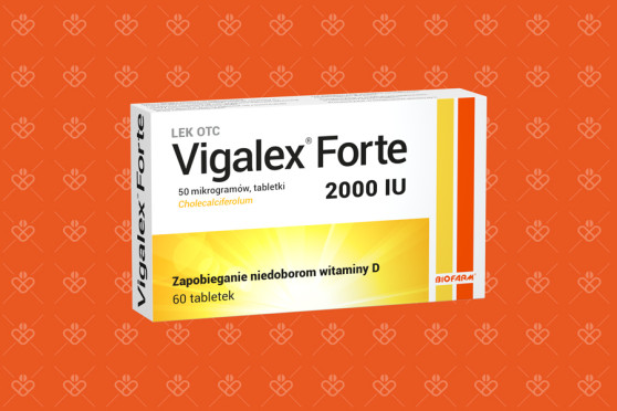Vigalex Forte 2000 IU, 60 tabletek