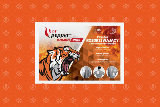 Hot Pepper Combo Plus, plaster rozgrzewający 14×9 cm, 1 sztuka