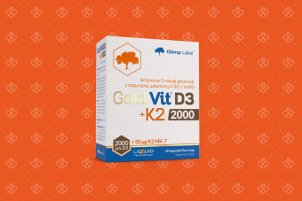 Gold Vit D3 2000 + K2, 60 kapsułek, witamina d i k Olimp