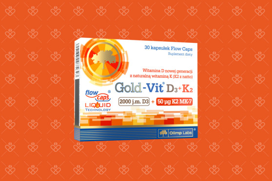 Olimp Gold Vit D3 K2 2000, kapsułki, 30 sztuk