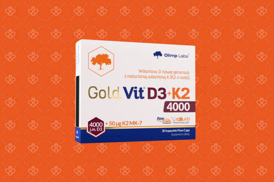 Olimp Gold Vit D3 K2 4000, kapsułki, 30 sztuk