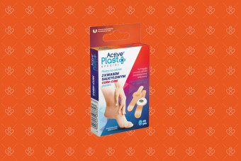 Plastry z kwasem salicylowym na odciski i modzele Active Plast, 6 sztuk