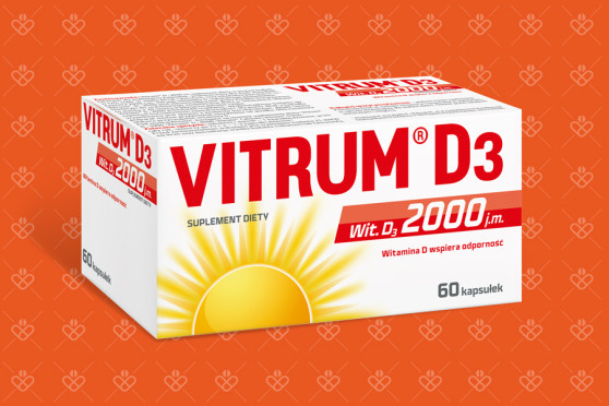 Witamina D vitrum Forte 2000 60 kapsułek