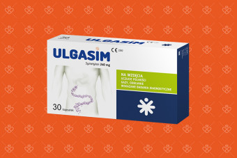 Ulgasim, symetykon 240 mg, 30 kapsułek