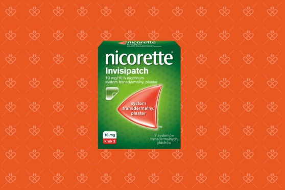 Nicorette Invisipatch, 10 mg/16 h (krok 3), Plastry na rzucenie palenia, 7 sztuk