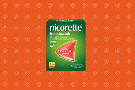 Nicorette Invisipatch, 15 mg/16 h (krok 2), Plastry na rzucenie palenia, 7 sztuk