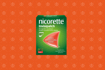 Nicorette Invisipatch, 25 mg/16 h (krok 1), Plastry na rzucenie palenia, 7 sztuk