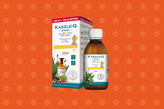 Kaszleq syrop ziołowy dla dzieci od 1 roku na kaszel i osłabioną odporność, 300 ml