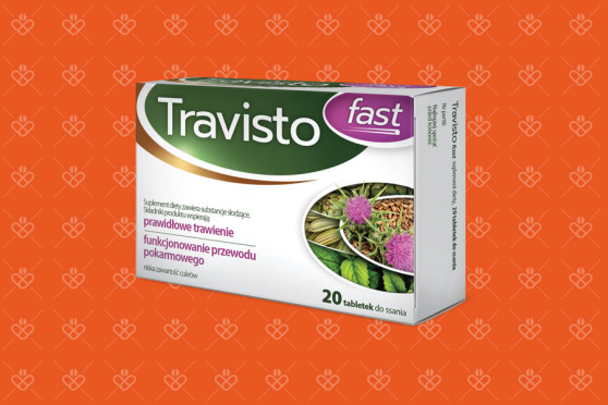 Travisto Fast, tabletki do ssania na trawienie, uczucie ciężkości po jedzeniu, 20 sztuk