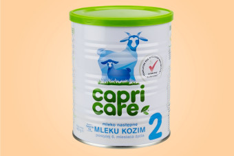 Capricare 2, mleko następne dla niemowląt od 6. miesiąca życia, z mleka koziego, 400g