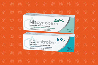 Niacynobaza i Colostrobaza - zestaw kosmetyków