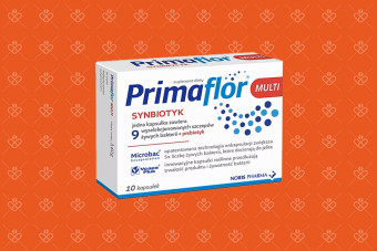 Primaflor Multi, probiotyk 9 szczepów i prebiotyk, 10 kapsułek