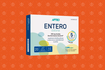 Entero Osłona APTEO, Saccharomyces boulardii 250 mg, 20 kapsułek