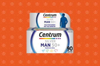 Centrum Silver Man 50+, Centrum witaminy dla mężczyzn po 50, 90 tabletek