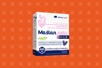 Maślan sodu MAX Olimp, 480 mg, 60 kapsułek