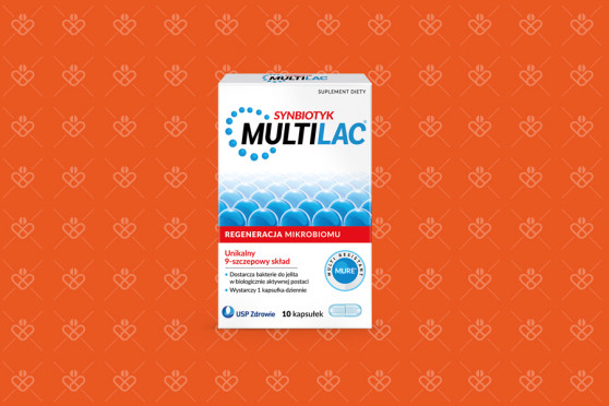 Multilac, prebiotyk i probiotyk, 10 kapsułek