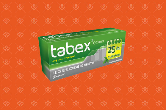 Tabex, tabletki na rzucenie palenia, 100 sztuk