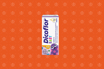 Dicoflor Baby, krople dla dzieci i niemowląt, 5 ml, probiotyk dla dzieci z LGG, Bayer