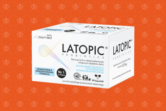 Latopic 90 kapsułek, probiotyk na alergię i AZS