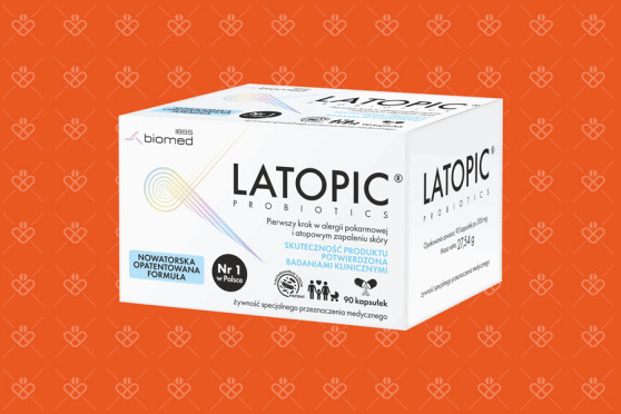 Latopic 90 kapsułek, probiotyk na alergię i AZS