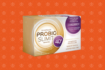 Probioslimit 40 plus - probiotyk na odchudzanie po 40 roku życia