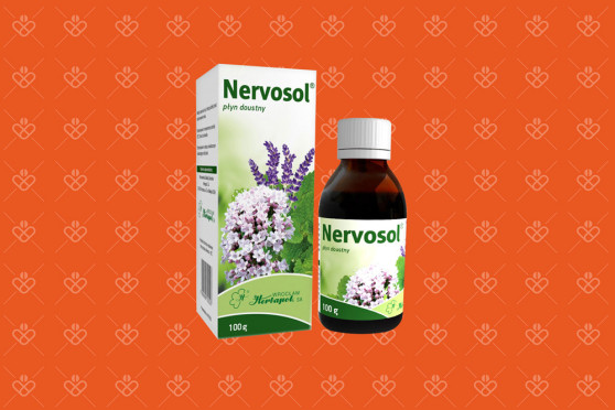 Nervosol, krople doustne, 100 g, ziołowy środek na napięcie nerwowe i bezsenność