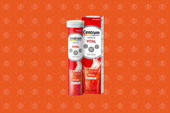 Centrum Vital Senior z żeńszeniem, smak wiśniowy, 20 tabletek musujących