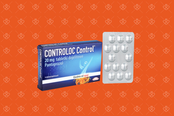 Controloc Control, na zgagę, 14 tabletek, pantoprazol, tabletki bez recepty z pantoprazolem