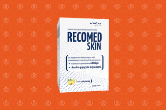 Recomed Skin smak cytrynowy - proszek 10 saszetek po 25 g