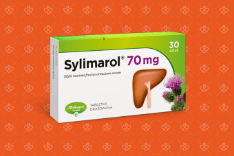 Sylimarol 70 - białe tabletki na wątrobę