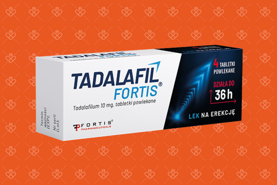 Tadalafil Fortis 10 mg, 4 tabletki bez recepty