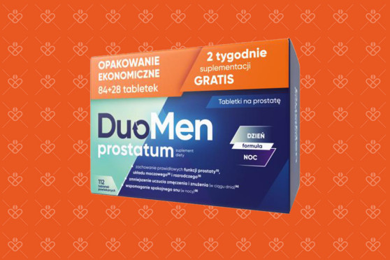 Duomen Prostatum 112 tabletek na prostatę – opakowanie dzień i noc