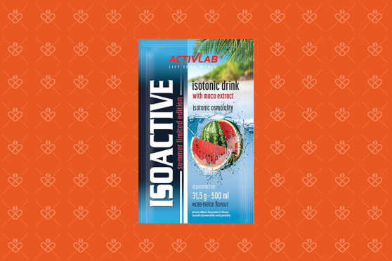  Isoactive izotonik smak arbuzowy z ekstraktem z macy - saszetka 31,5 g