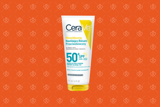 Opakowanie CeraVe Niewidoczny Nawilżający Balsam Przeciwsłoneczny SPF 50+, 177 ml