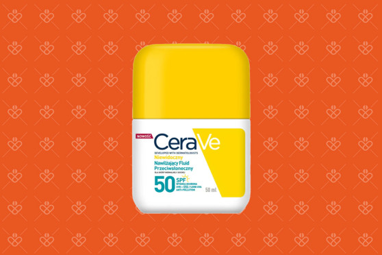 CeraVe Niewidoczny Nawilżający Fluid Przeciwsłoneczny SPF 50, opakowanie 50 ml, do skóry normalnej i suchej