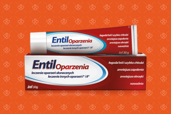 Entil Oparzenia — żel na oparzenia słoneczne I i II stopnia