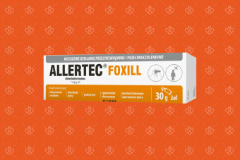 Allertec Foxill — żel na ukąszenia i podrażnienia skóry, tuba 30 g