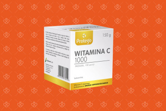 Protego Witamina C w proszku 1000 mg - wit c do basenu - opakowanie 150 g