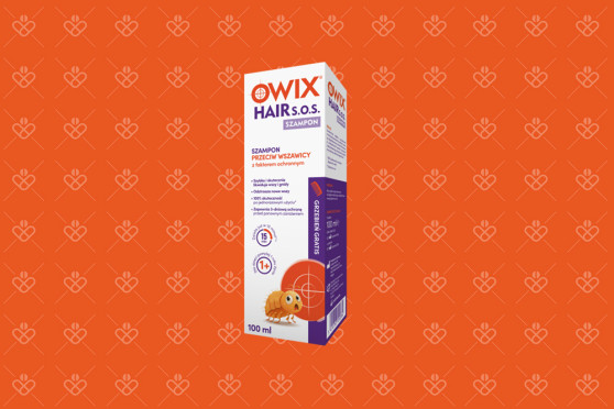 Owix Hair S.O.S. — zestaw szampon na wszy 100 ml z grzebieniem