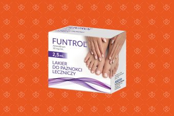 Funtrol — opakowanie leczniczego lakieru do paznokci, 5 mL